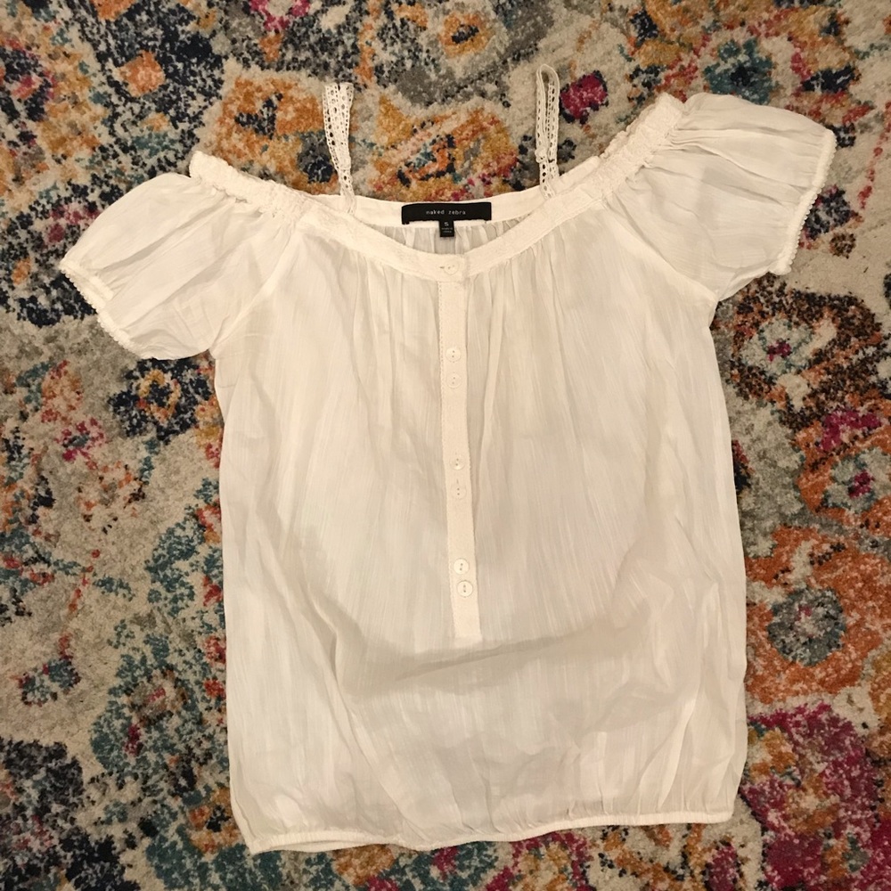 White Boho Top